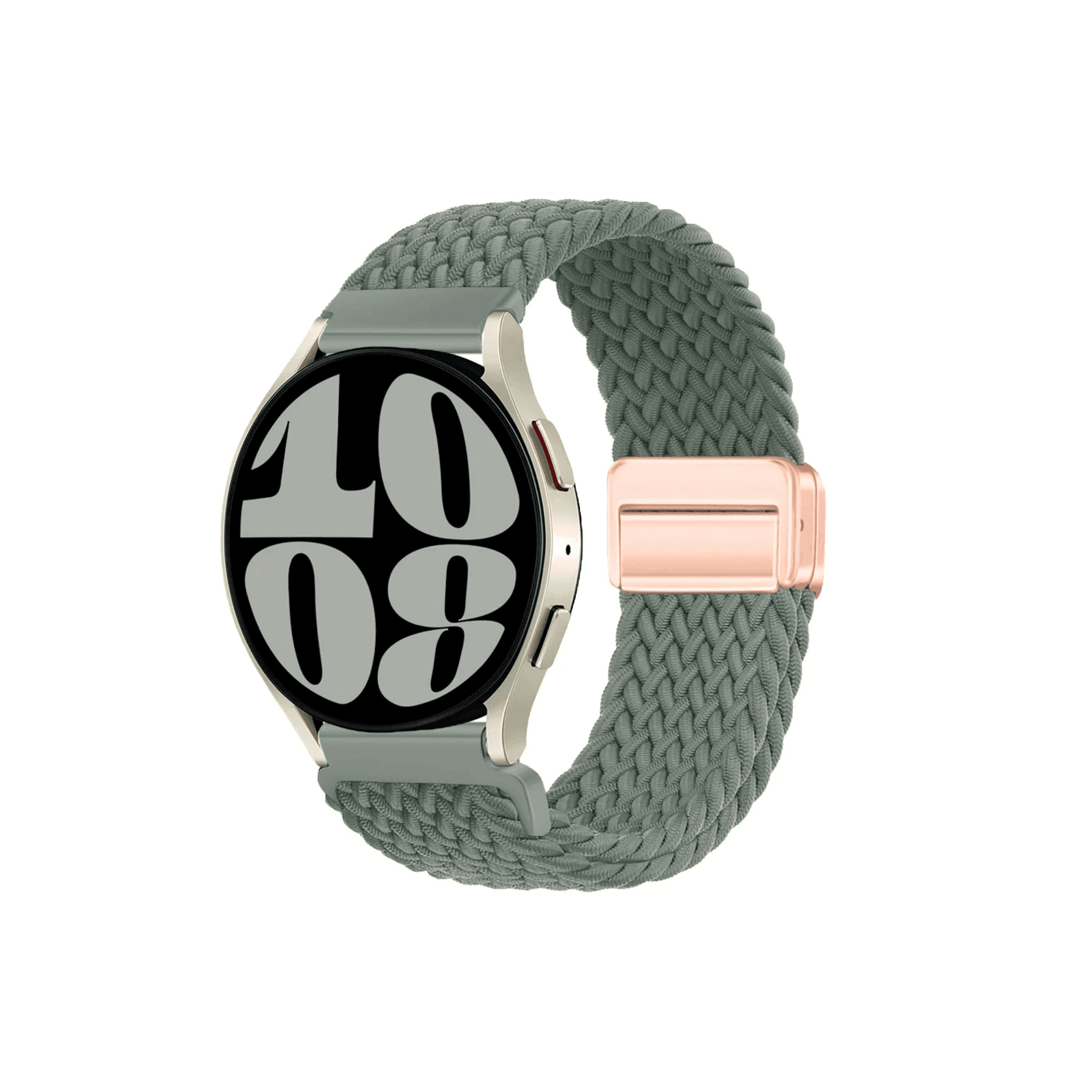 TrailMaster Armband in Hellgrün – atmungsaktives Stoffband mit Magnetverschluss, ideal für Alltag und Outdoor